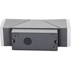 Aplique de pared LED Lindby Sally, 22cm, antracita, IP54