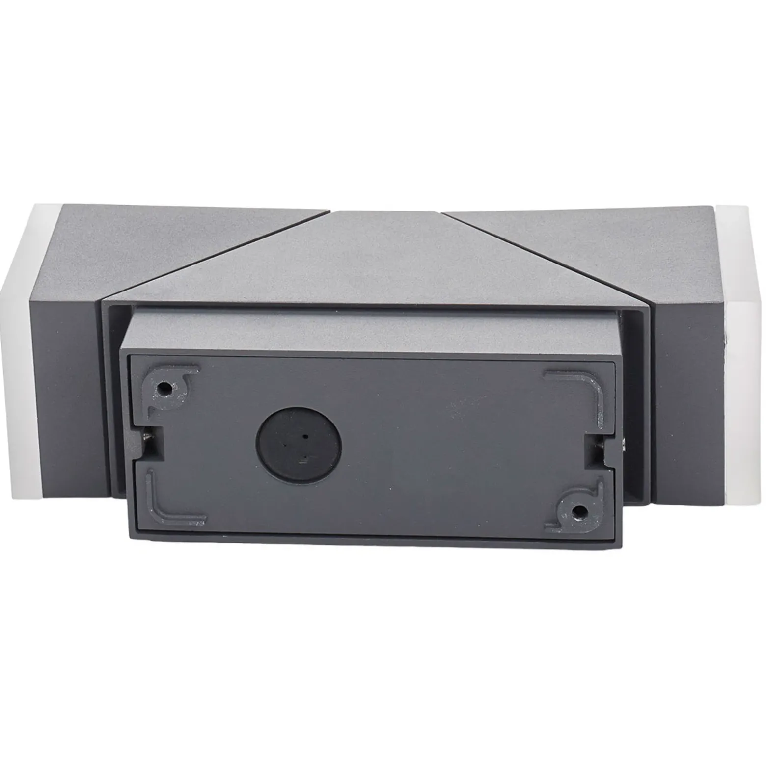 Aplique de pared LED Lindby Sally, 22cm, antracita, IP54
