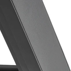 Aplique de pared LED Lucande Ashkan, antracita, IP65