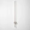 Aplique de pared LED Orla M, arena, aluminio, altura 97 cm