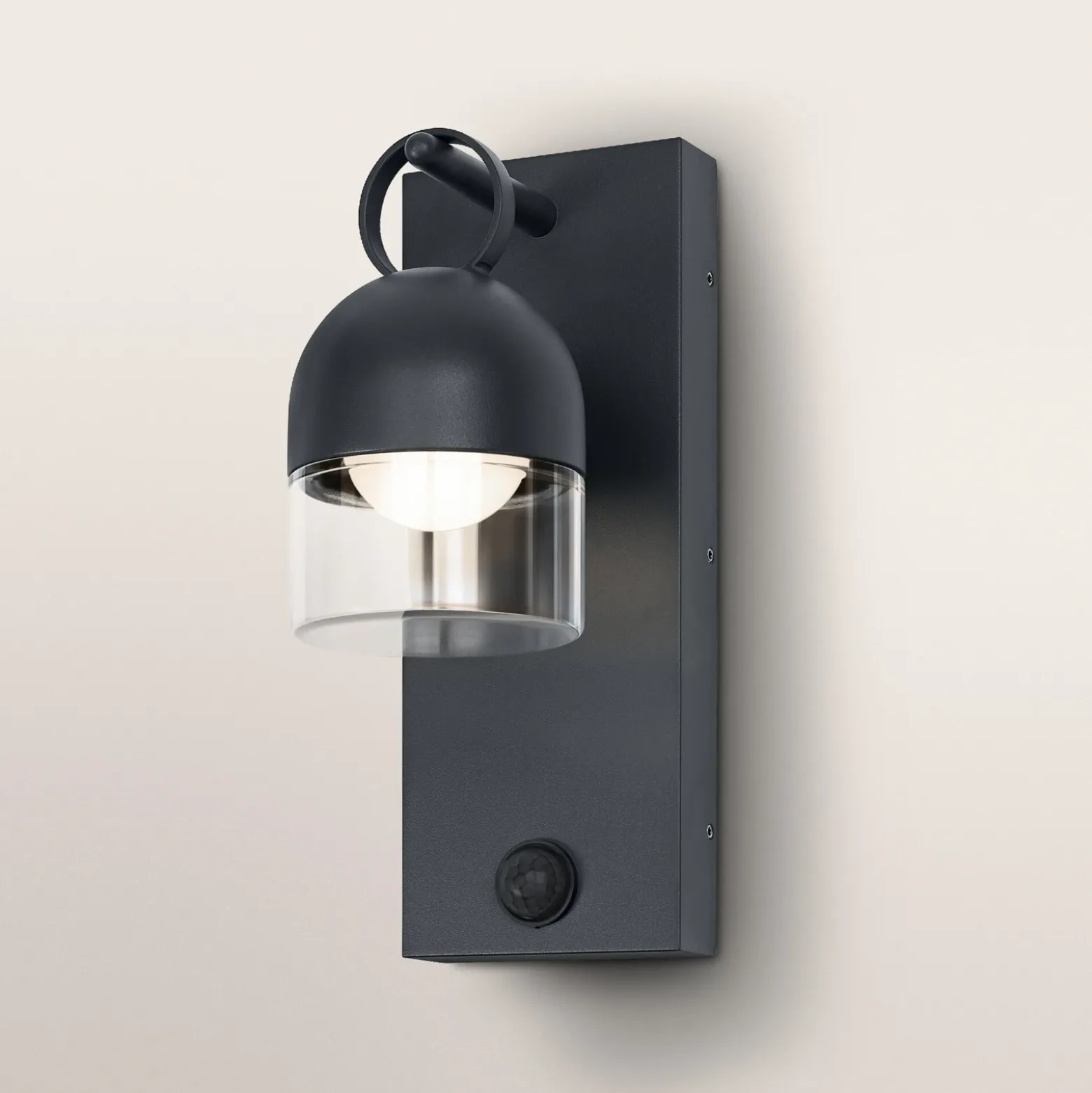 Aplique de pared LED OSRAM ENDURA CLASSIC COWBELL, gris, IP65