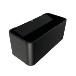 Aplique de pared LED para exterior Saturn de Dyberg Larsen, negro, 14,7 cm