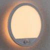 Aplique de pared LED Paulmann «Lamina», blanco, Ø 28 cm, CCT, IP44