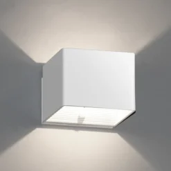 Aplique de pared LED recargable Magnetics, blanco, USB, detector de