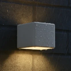 Aplique de pared LED recargable Magnetics, blanco, USB, detector de