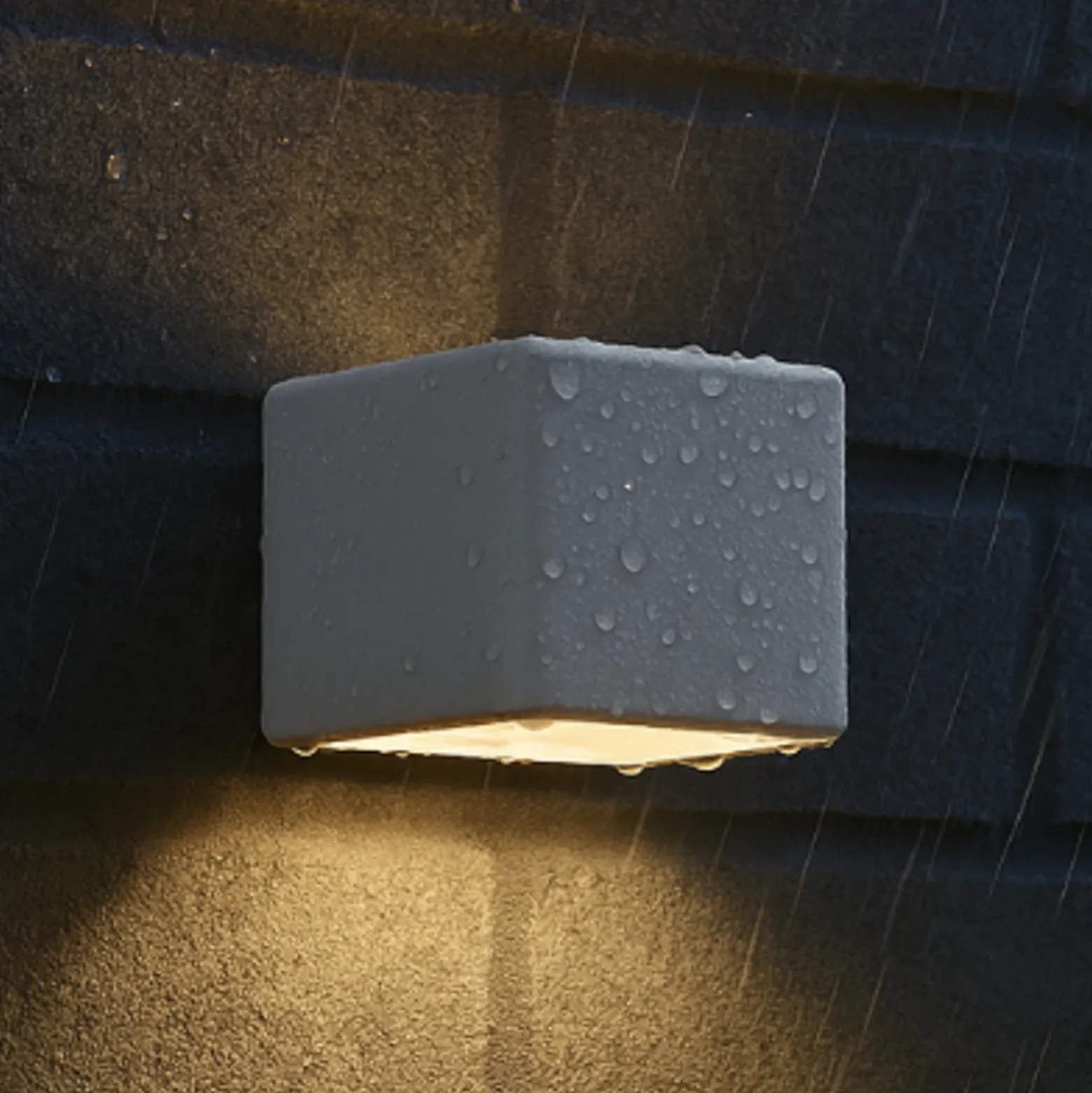 Aplique de pared LED recargable Magnetics, blanco, USB, detector de