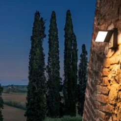 Aplique de pared LED SLV «Abridor», antracita, 14 cm de ancho, con sensor