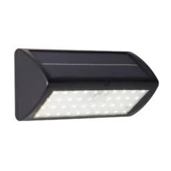 Aplique de pared LED solar 67422BK-PIR, detector de movimiento