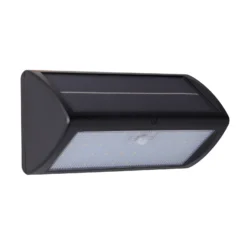 Aplique de pared LED solar 67422BK-PIR, detector de movimiento