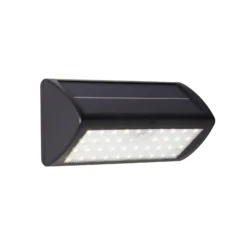 Aplique de pared LED solar 67422BK-PIR, detector de movimiento
