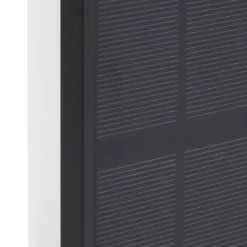 Aplique de pared LED solar Lindby Laarni, atenuable, IP54, negro