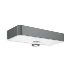 Aplique de pared LED solar STEINEL XSolar SOL-O S, antracita Sensor