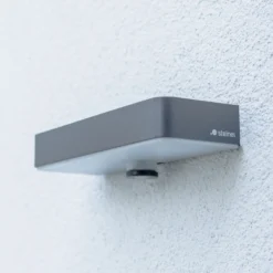 Aplique de pared LED solar STEINEL XSolar SOL-O S, antracita Sensor