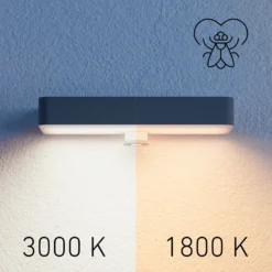 Aplique de pared LED solar STEINEL XSolar SOL-O S, antracita Sensor