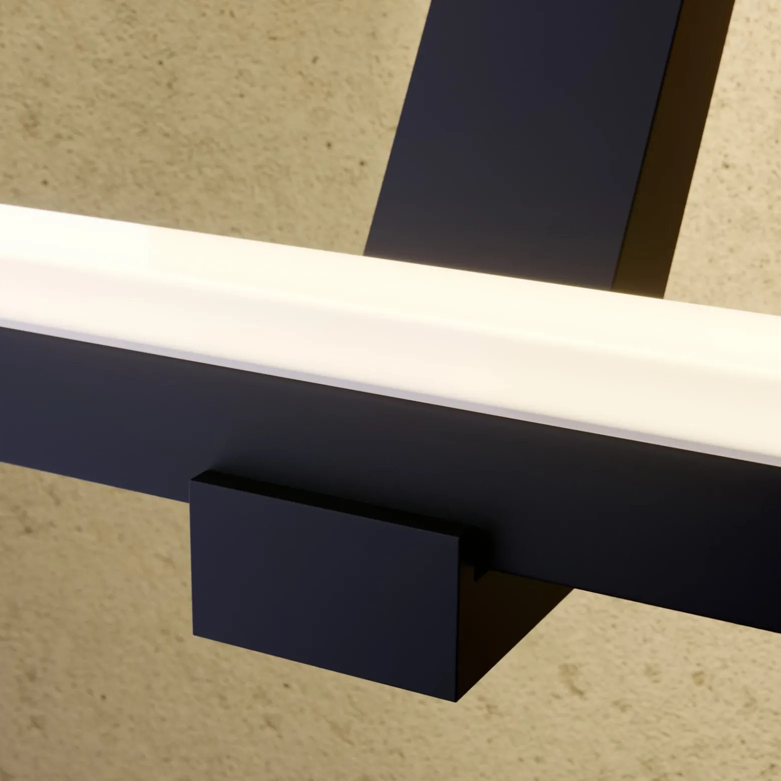 Aplique de pared LED Square de Lucande, antracita, metal, IP65