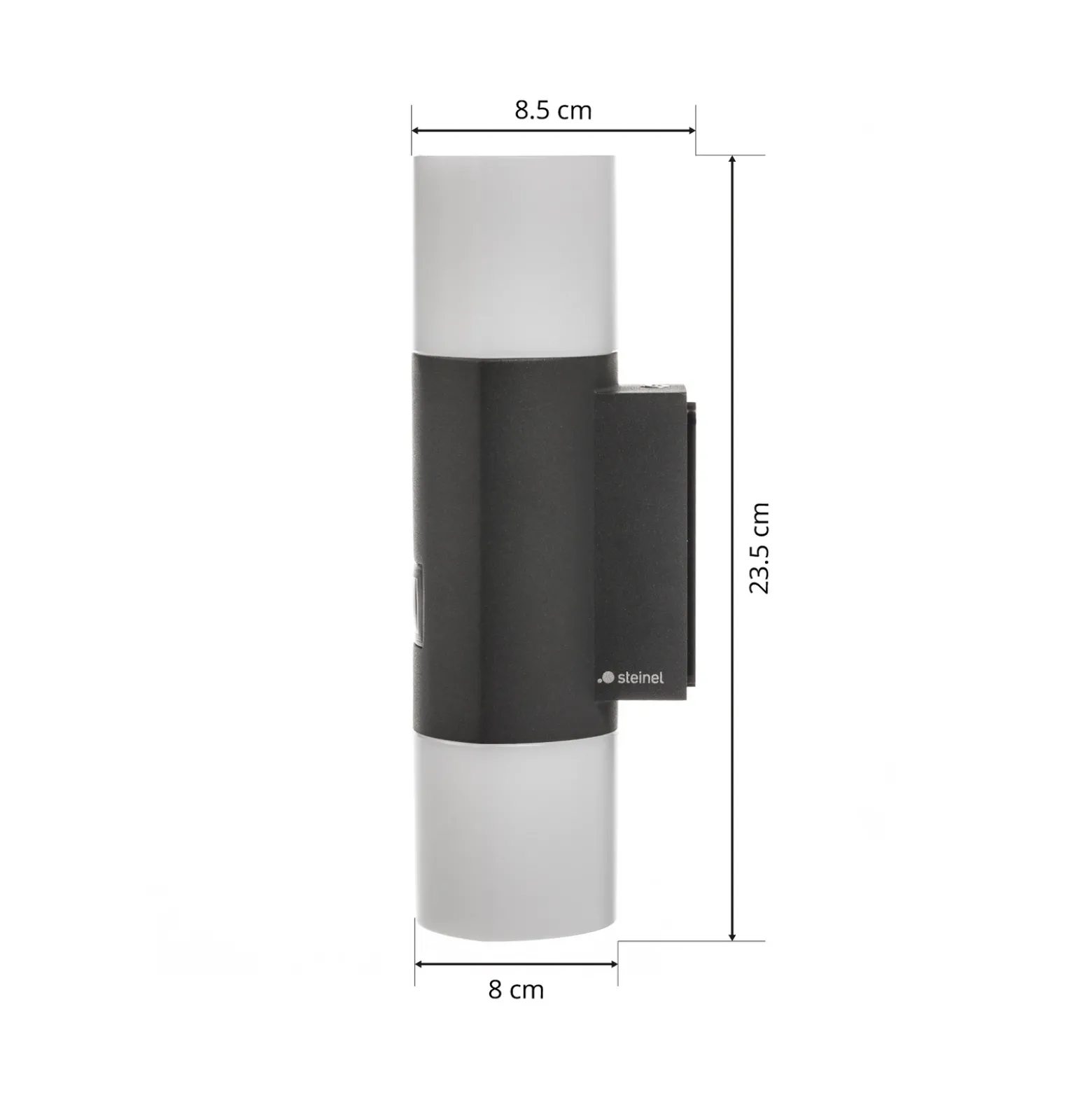 Aplique de pared LED STEINEL L 910 S, color antracita