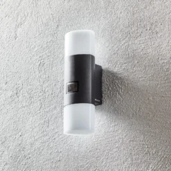 Aplique de pared LED STEINEL L 910 S, color antracita