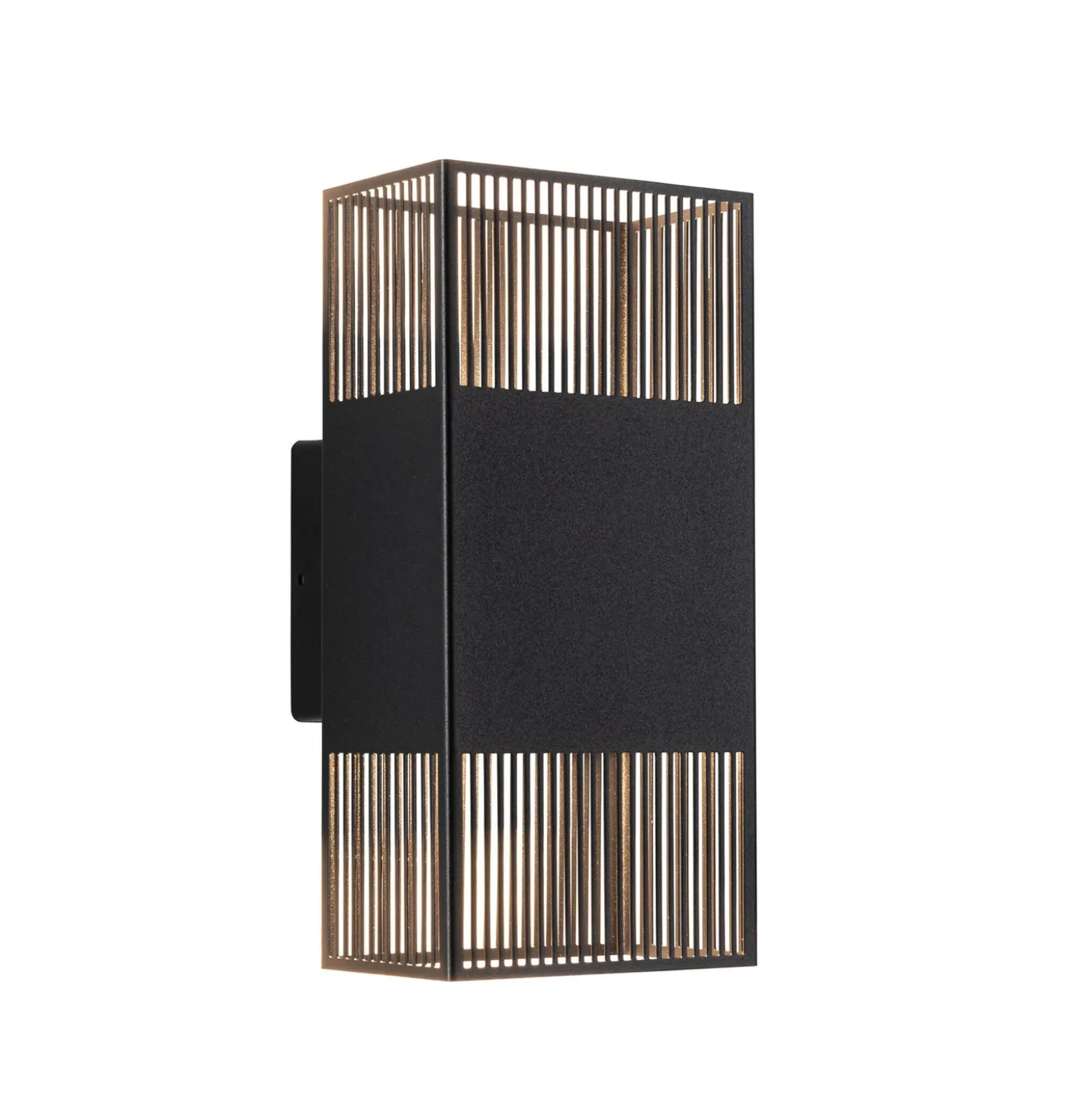 Aplique de pared LED Tharin de Paulmann, 25 cm, negro, luz hacia arriba/abajo,