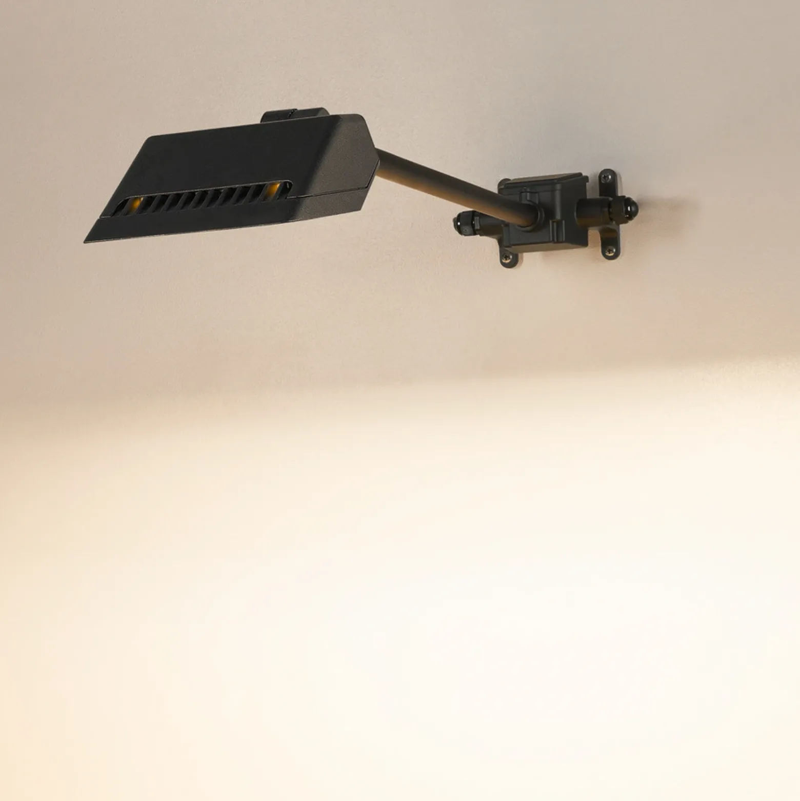 Aplique de pared LED Today Pro de SLV, negro, aluminio, longitud 66,6 cm