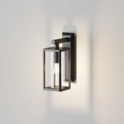 Aplique de pared Maytoni Cell, grafito, aluminio, altura 20 cm, IP65