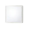 Aplique de pared Oban, 24 cm x 24 cm, 1 x E27, blanco, IP65