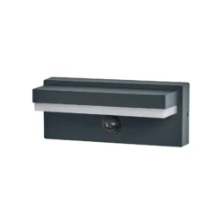 Aplique de pared OSRAM ENDURA STYLE ROBUST, sensor, gris oscuro IP54
