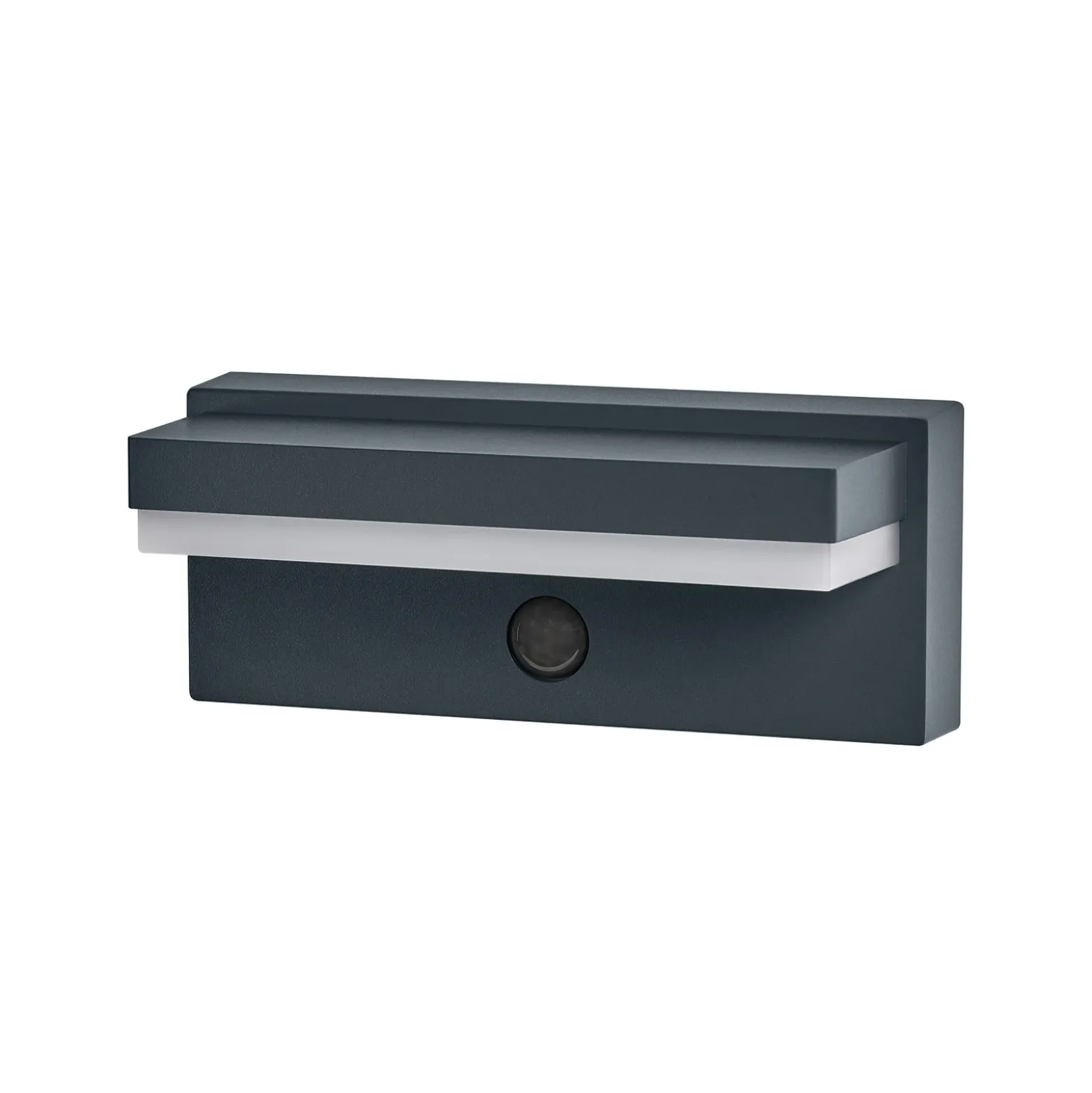 Aplique de pared OSRAM ENDURA STYLE ROBUST, gris, sensor IP54 USB