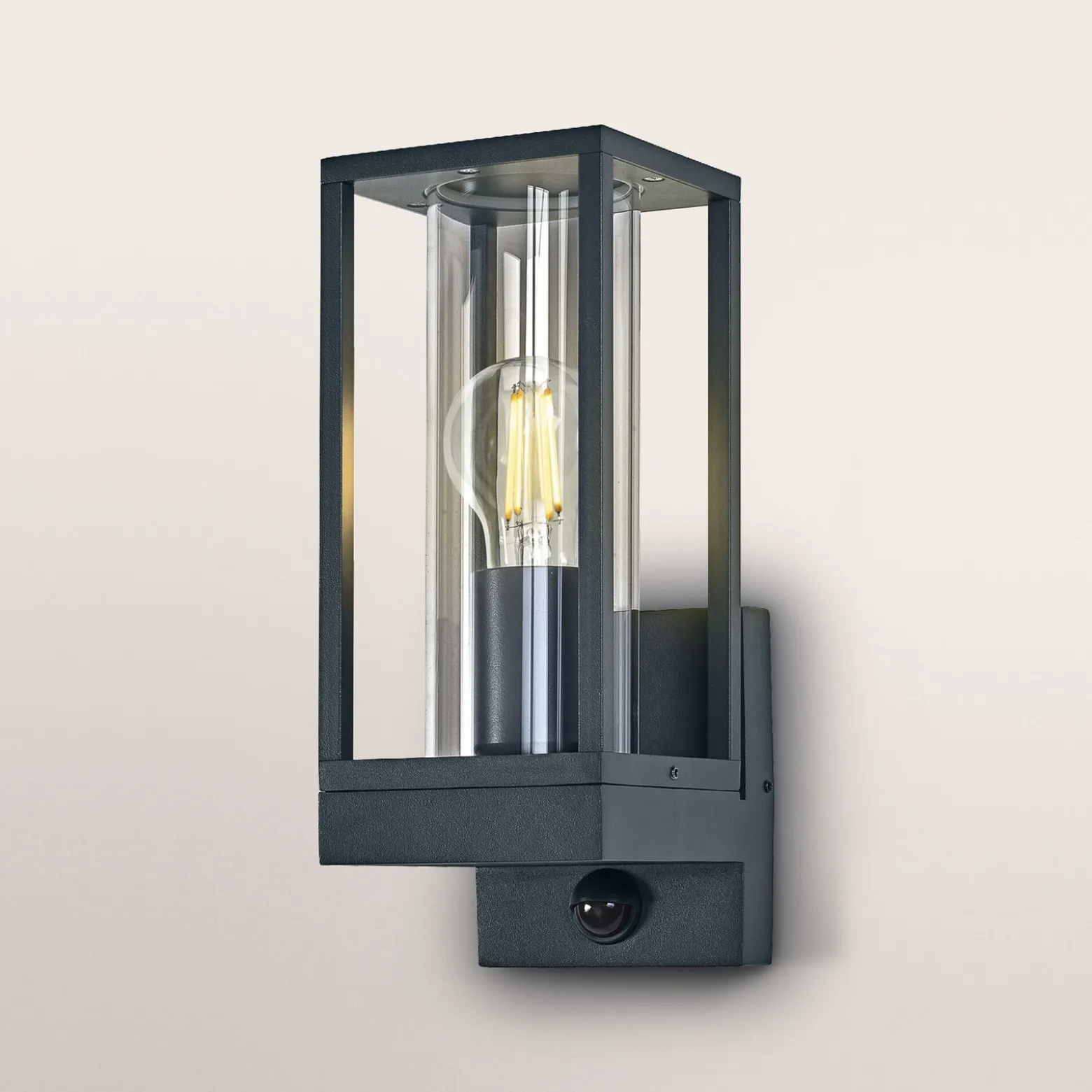 Aplique de pared OSRAM ENDURA CLASSIC FRAME, sensor gris oscuro IP54