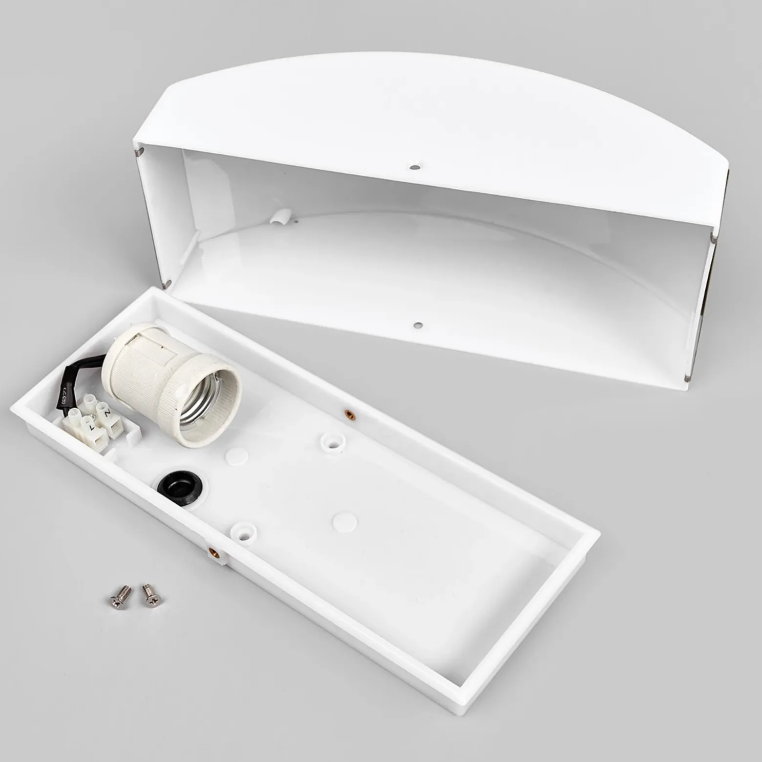 Aplique de pared Pacon de acero inoxidable para exteriores
