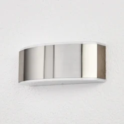Aplique de pared Pacon de acero inoxidable para exteriores