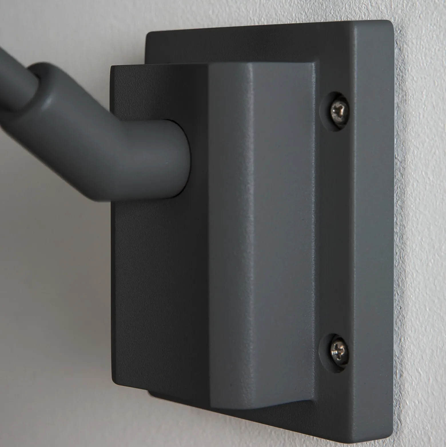 Aplique de pared SLV Myra Display, antracita, aluminio, proyección 78 cm