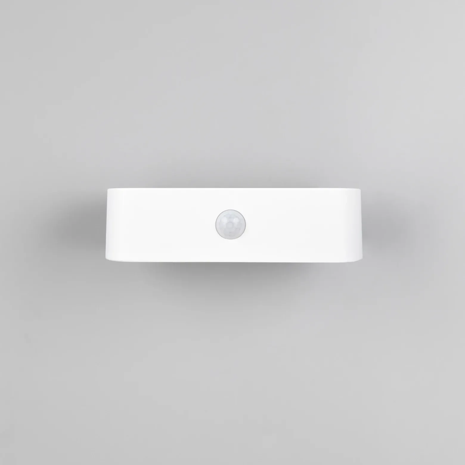 Aplique de pared solar Bilbao, blanca, altura 6 cm, sensor, arriba/abajo
