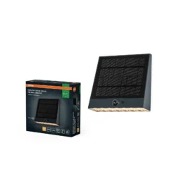 Aplique de pared solar OSRAM ENDURA STYLE FIN, gris, sensor, IP54