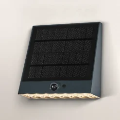 Aplique de pared solar OSRAM ENDURA STYLE FIN, gris, sensor, IP54