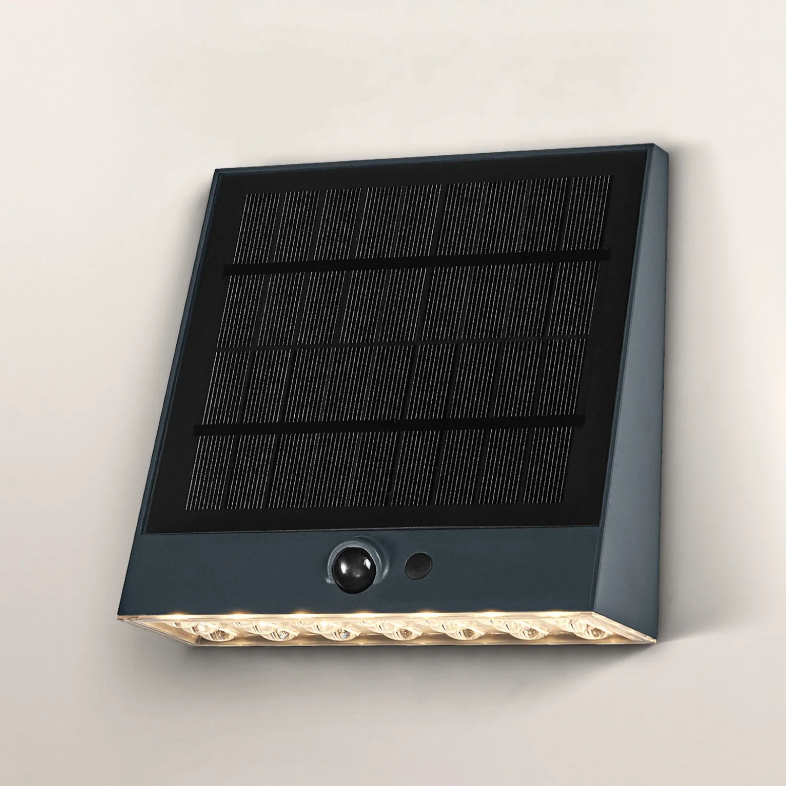 Aplique de pared solar OSRAM ENDURA STYLE FIN, gris, sensor, IP54
