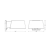 Aplique de pared solar OSRAM ENDURA STYLE BRELLA, gris, sensor IP54