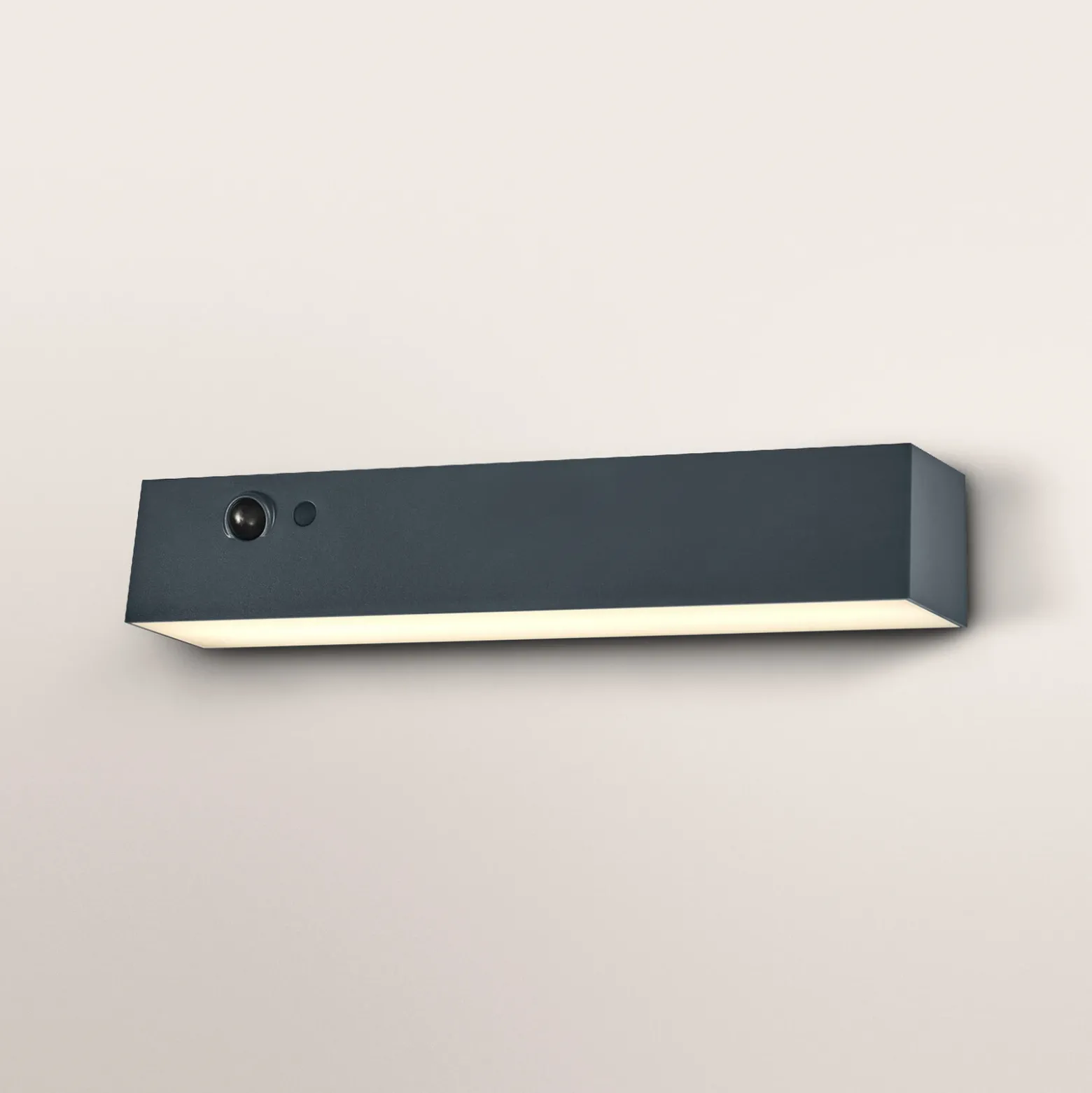 Aplique de pared solar OSRAM ENDURA STYLE SHORE, gris, sensor, IP54