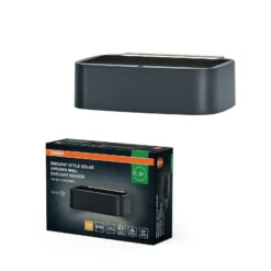 Aplique de pared solar OSRAM ENDURA STYLE UPDOWN, gris, sensor IP65