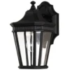 Aplique exterior Cotswold Lane negro altura 29,2cm