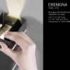 Aplique exterior Cremona efecto rayas alto 19,5cm