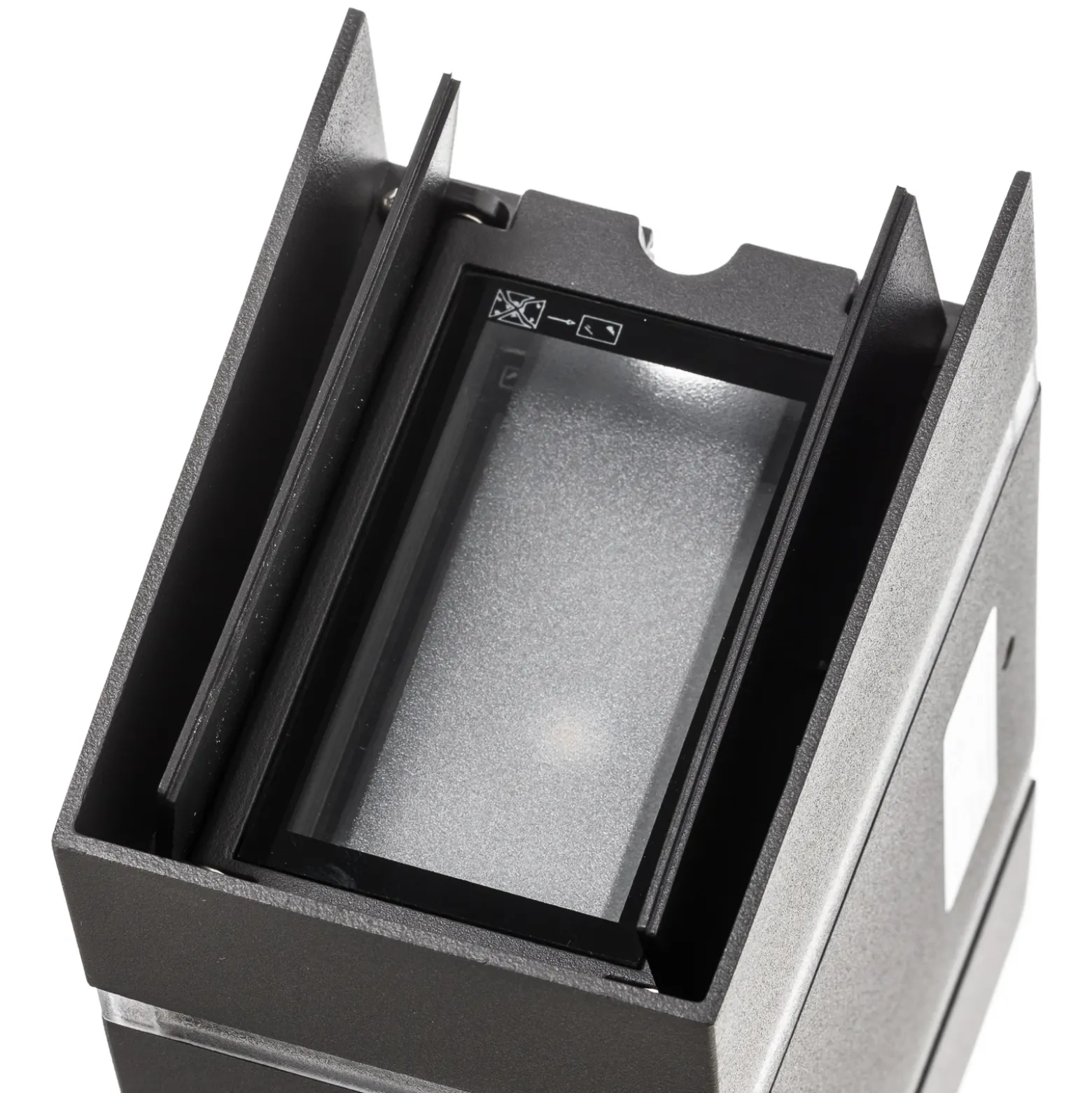 Aplique exterior Cremona efecto rayas alto 19,5cm
