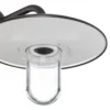 Aplique exterior Golfo latón bruñido vidrio claro