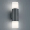 Aplique exterior Hoosic, 2 luces, antracita