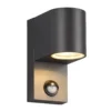 Aplique exterior Roya 1 luz redondo antracita