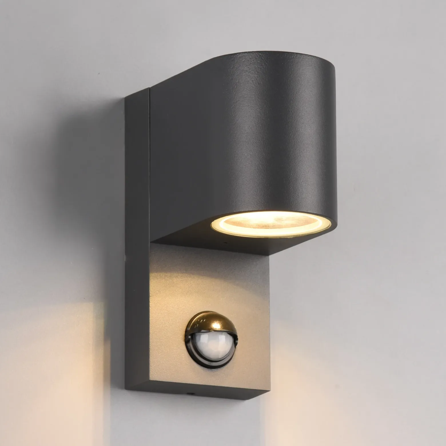 Aplique exterior Roya 1 luz redondo antracita