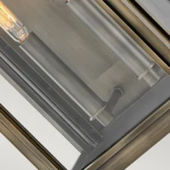 Aplique exterior Sag Harbour, 2 luces bronce