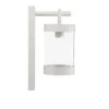 Aplique exterior Sambesi sensor crepuscular blanco