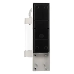 Aplique exterior Sambesi sensor crepuscular blanco