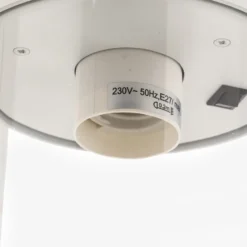 Aplique exterior Sambesi sensor crepuscular blanco