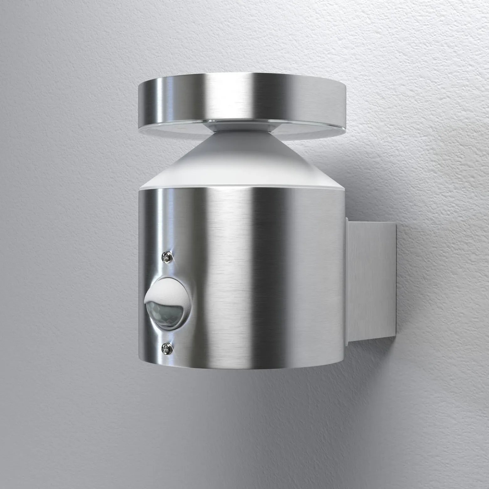 Aplique LED con sensor para exterior ENDURA STYLE CYLINDER de OSRAM, acero